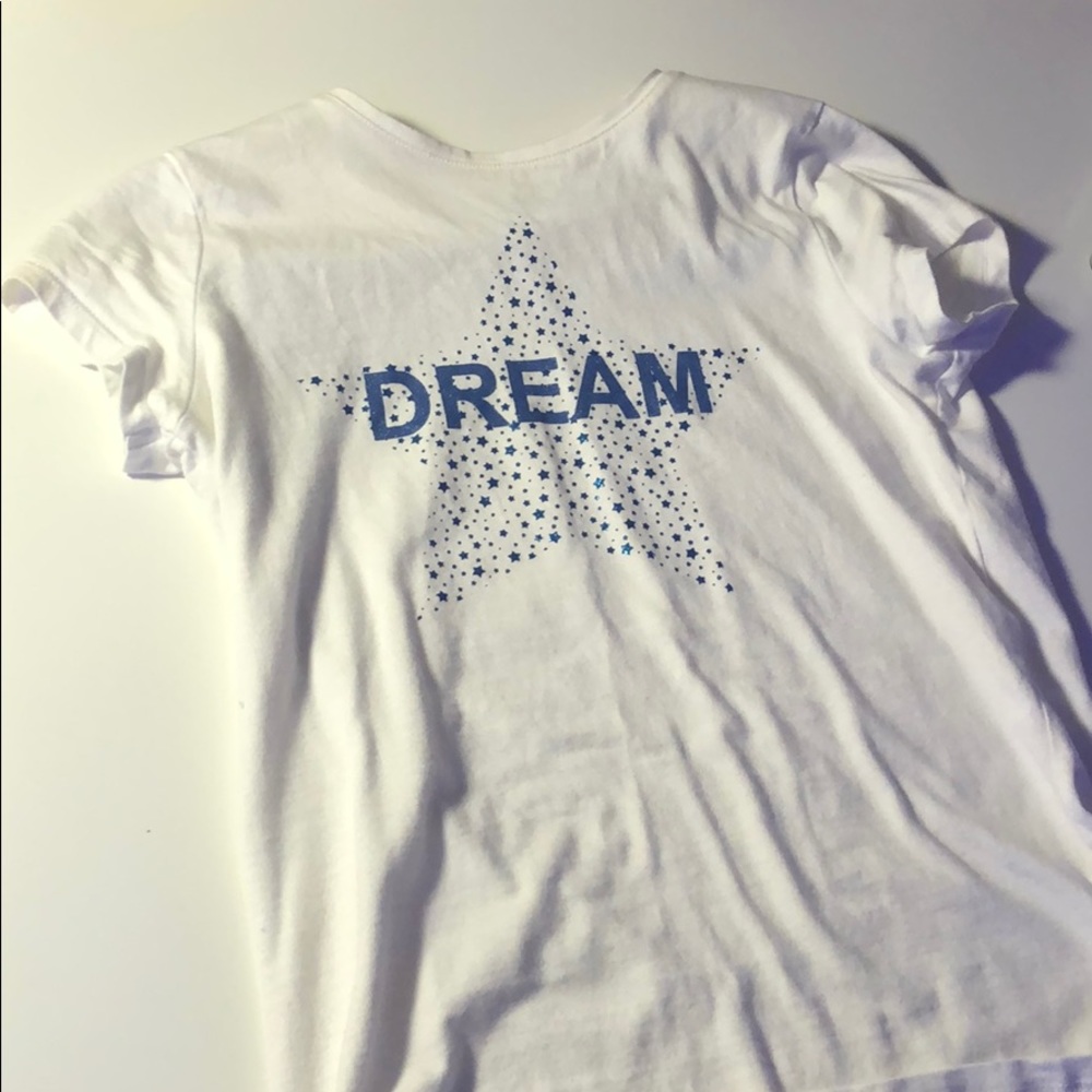 white pajama shirt